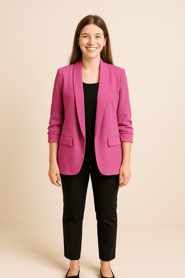Celeste Women’s Blazer – Lightweight – Rolled Sleeves – Candy Colours
