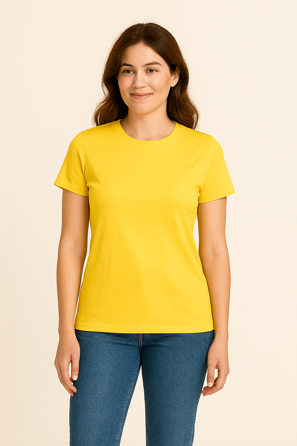 Claire Women's Slim Fit Short Sleeve T-Shirt - 100% Cotton