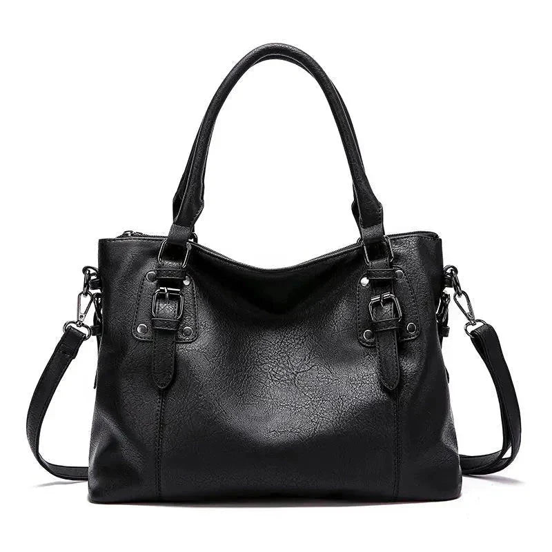 Colette – Women's Structured Synthetic Leather Handbag with Dual Carry Options