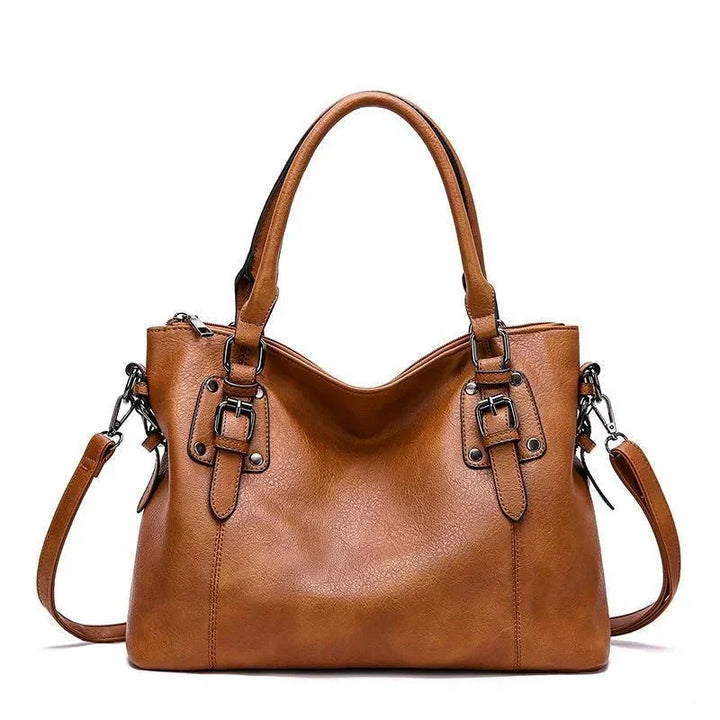 Colette – Women's Structured Synthetic Leather Handbag with Dual Carry Options