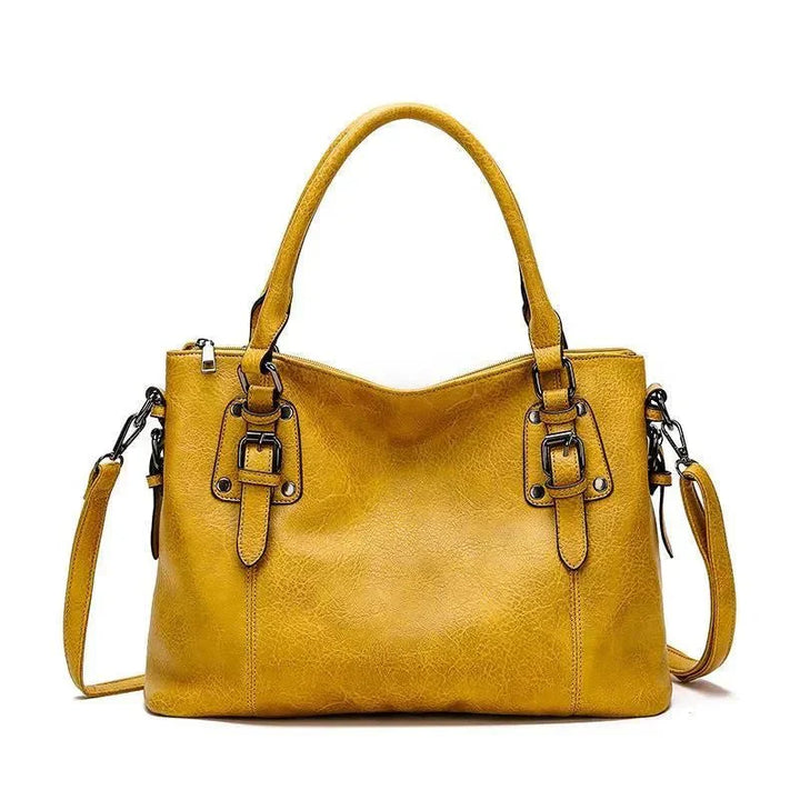 Colette – Women's Structured Synthetic Leather Handbag with Dual Carry Options