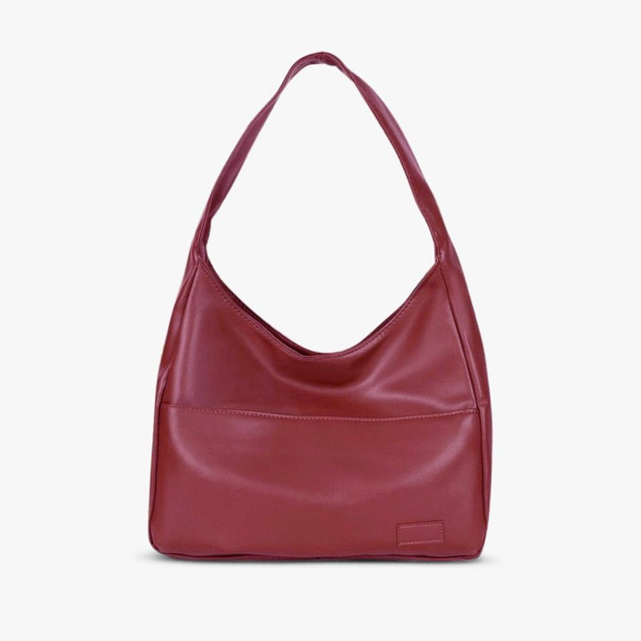 Delphine Women's Faux Leather Tote Bag - Structured Minimalist Design for Everyday Use