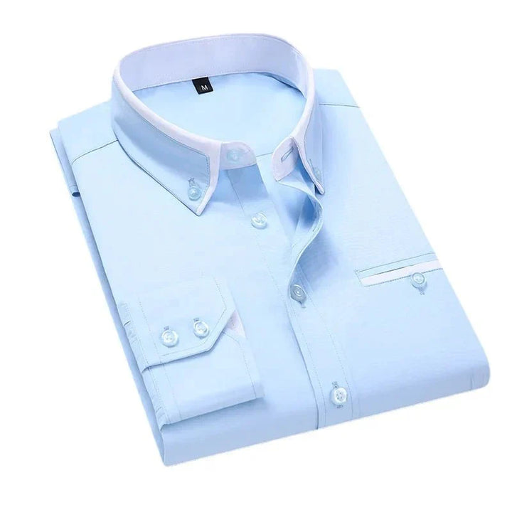 Elegant casual long-sleeve shirt for men