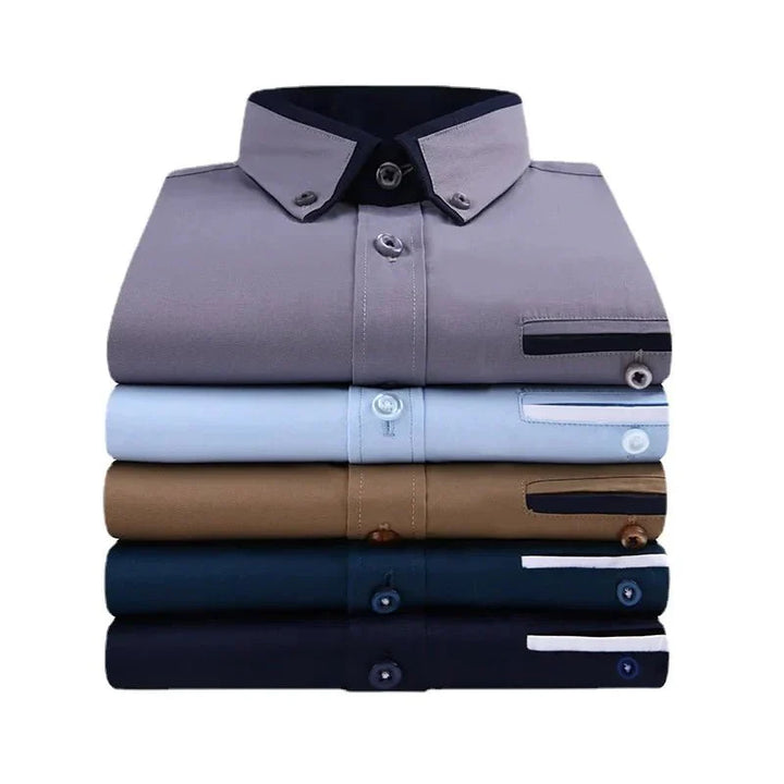 Elegant casual long-sleeve shirt for men