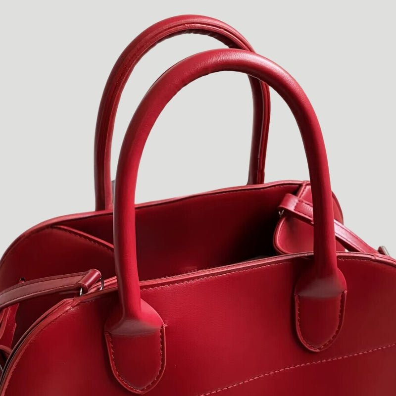 Elise Women's Structured Handbag - Elegant Design with Detachable Shoulder Strap