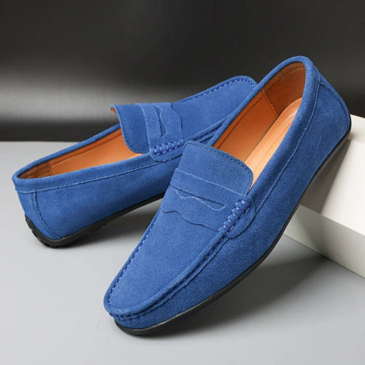 Finlay – Men's Slip-On Leather Loafers with Modern Fit