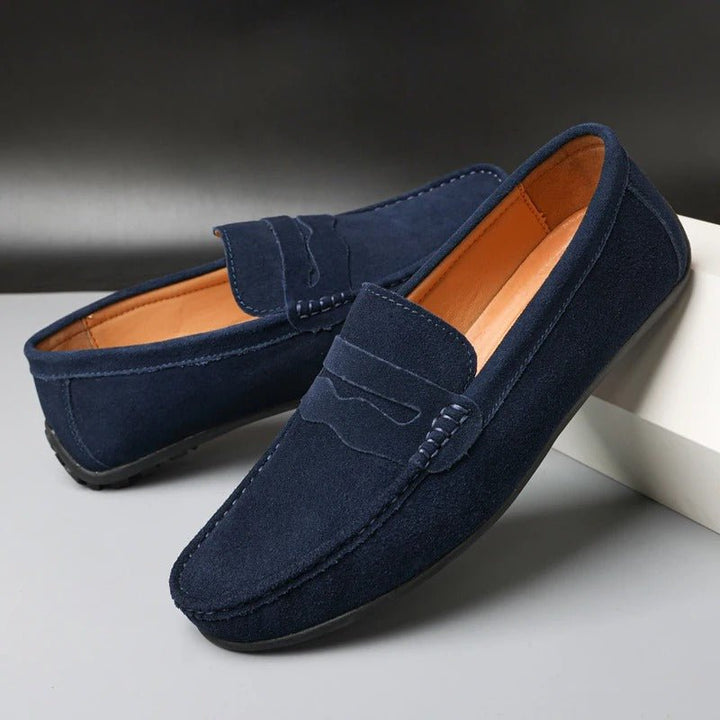 Finlay – Men's Slip-On Leather Loafers with Modern Fit