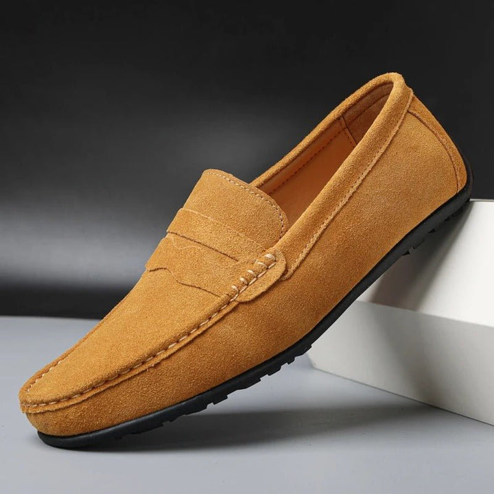 Finlay – Men's Slip-On Leather Loafers with Modern Fit