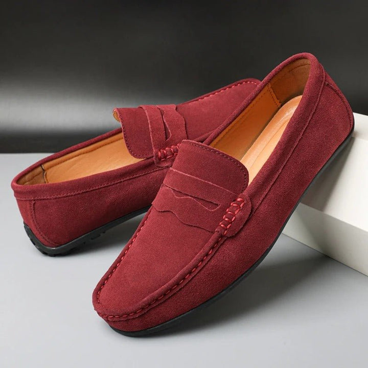 Finlay – Men's Slip-On Leather Loafers with Modern Fit