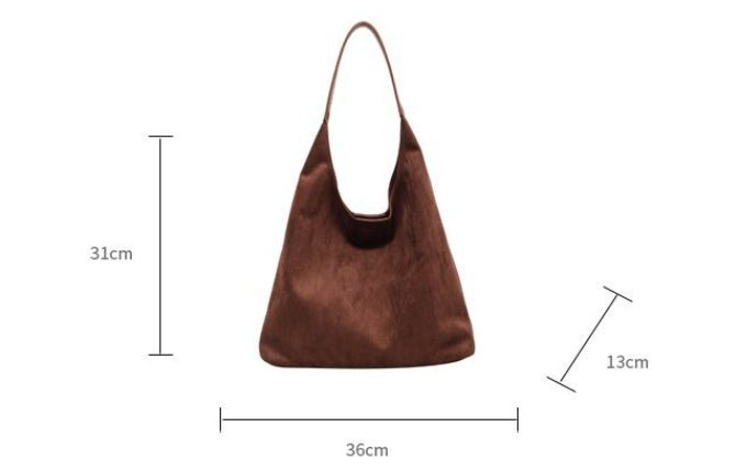 Geneviève Women's Suede Tote Bag - Roomy and Stylish Design