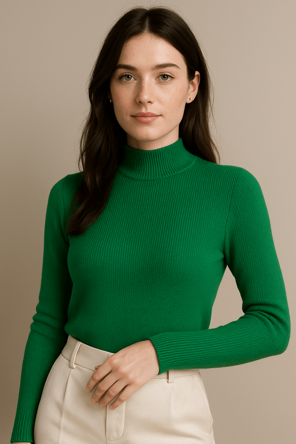 Knit Half Turtleneck