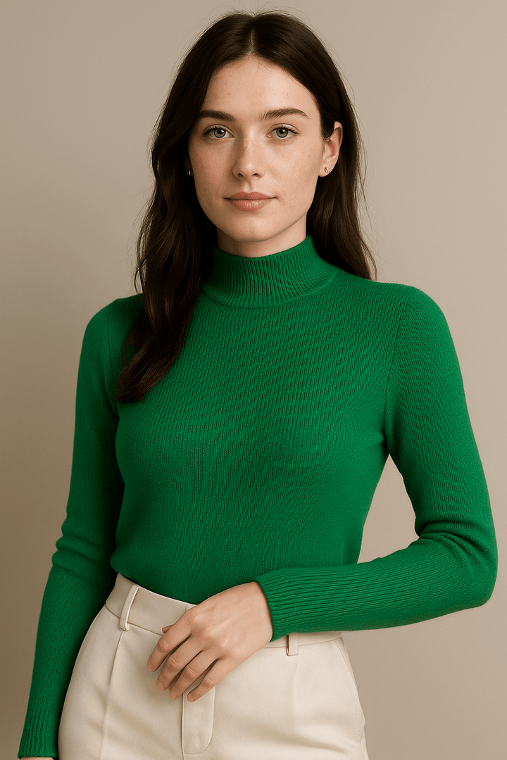 Knit Half Turtleneck
