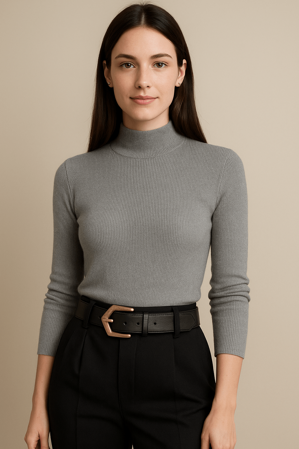 Knit Half Turtleneck