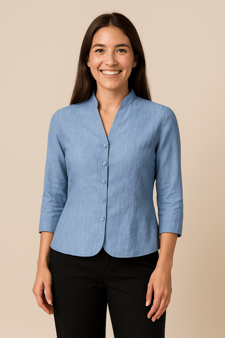 Lina Linen Blazer – Light & Relaxed
