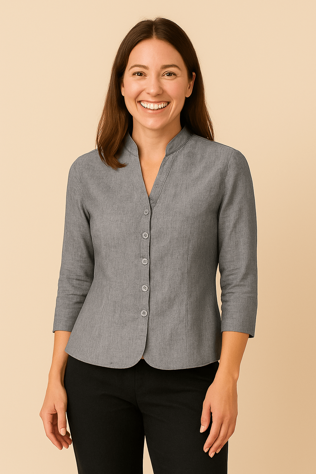 Lina Linen Blazer – Light & Relaxed