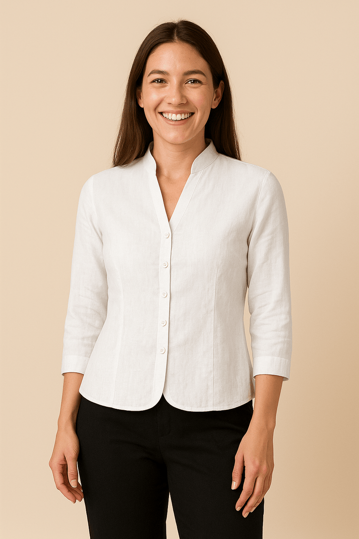 Lina Linen Blazer – Light & Relaxed