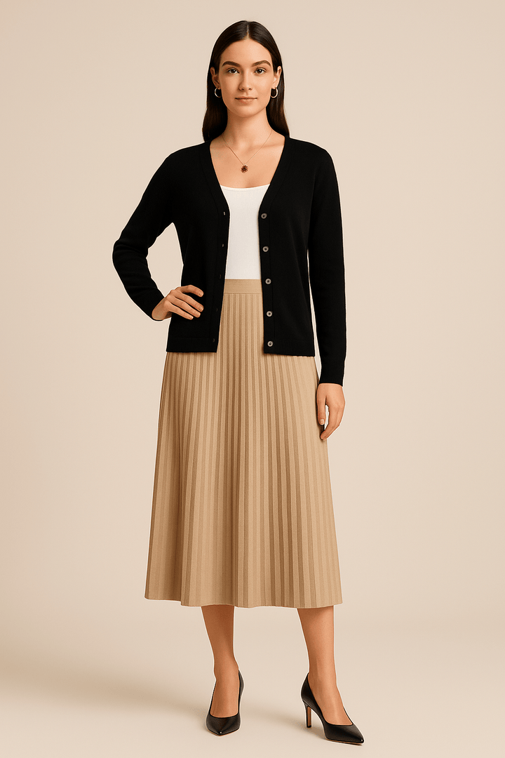 Luna Women's Lightweight Cotton V-Neck Cardigan