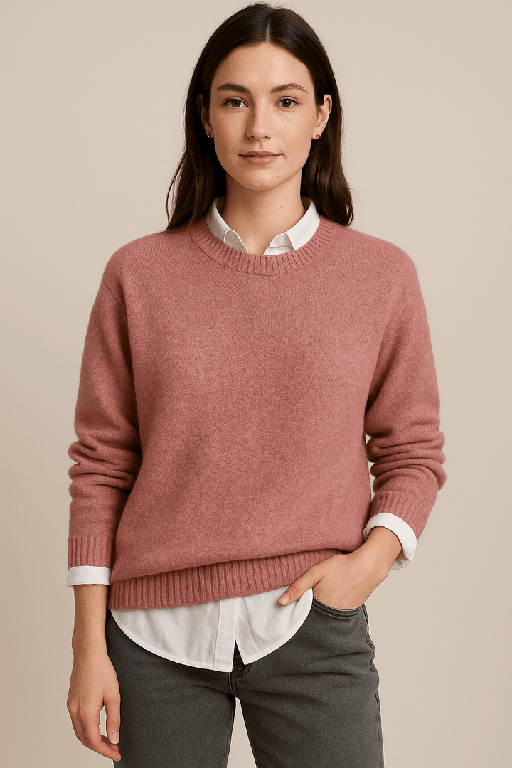 Marlene – Soft Wool Blend Oversized Knitted Sweater