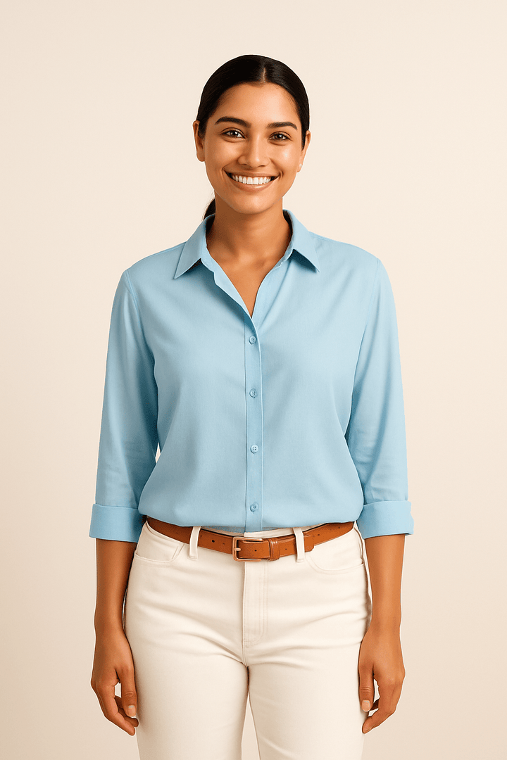Mira Satin Blouse – Vibrant & Silky