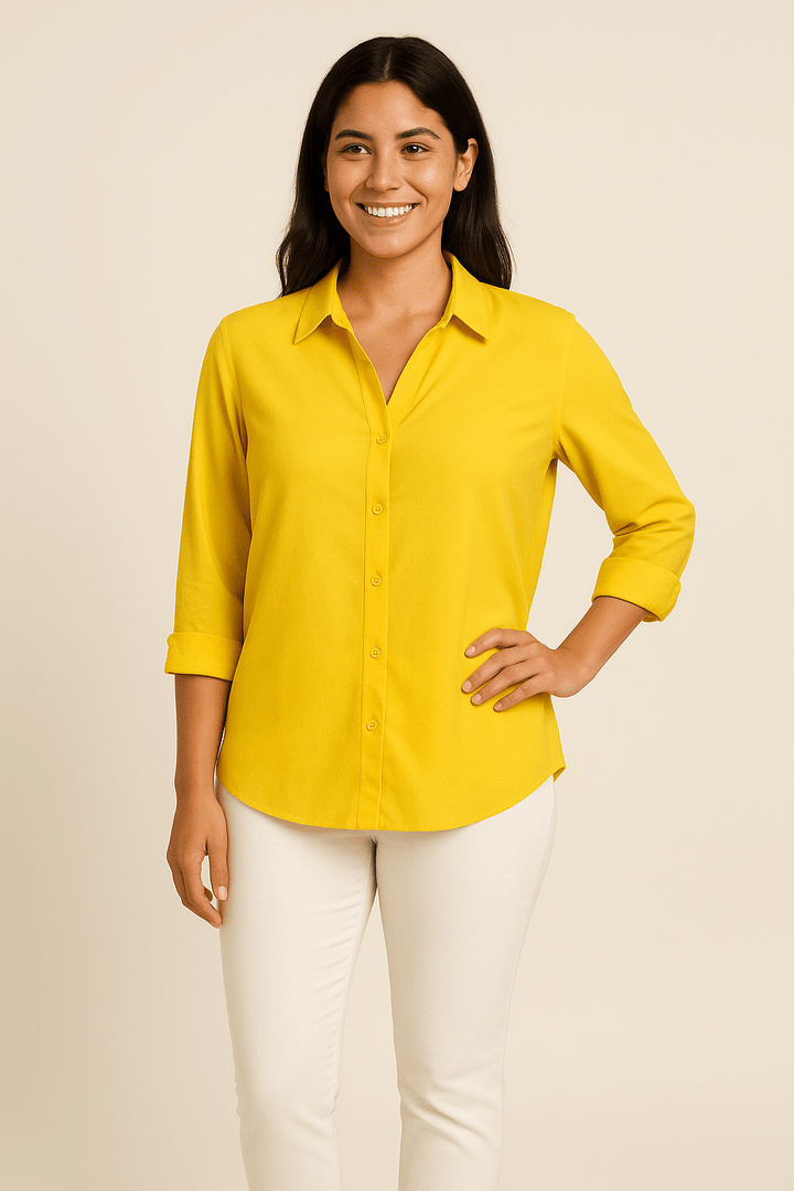 Mira Satin Blouse – Vibrant & Silky