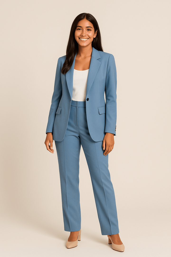 Operah Elegant Two-Piece Blazer and Trouser Set