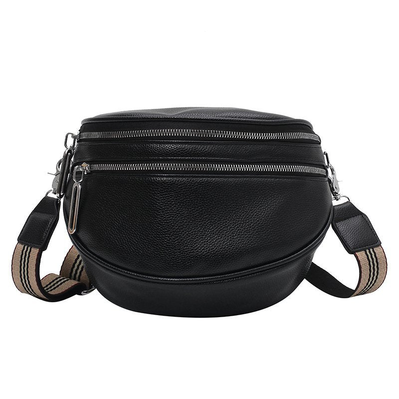 Sabine Women's Structured Faux Leather Shoulder Bag with Adjustable Crossbody Strap
