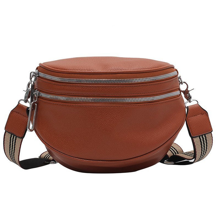 Sabine Women's Structured Faux Leather Shoulder Bag with Adjustable Crossbody Strap