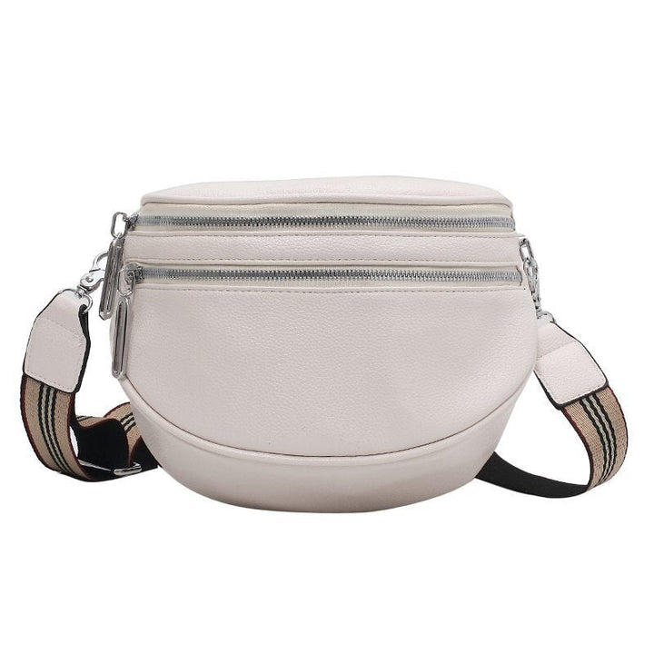 Sabine Women's Structured Faux Leather Shoulder Bag with Adjustable Crossbody Strap