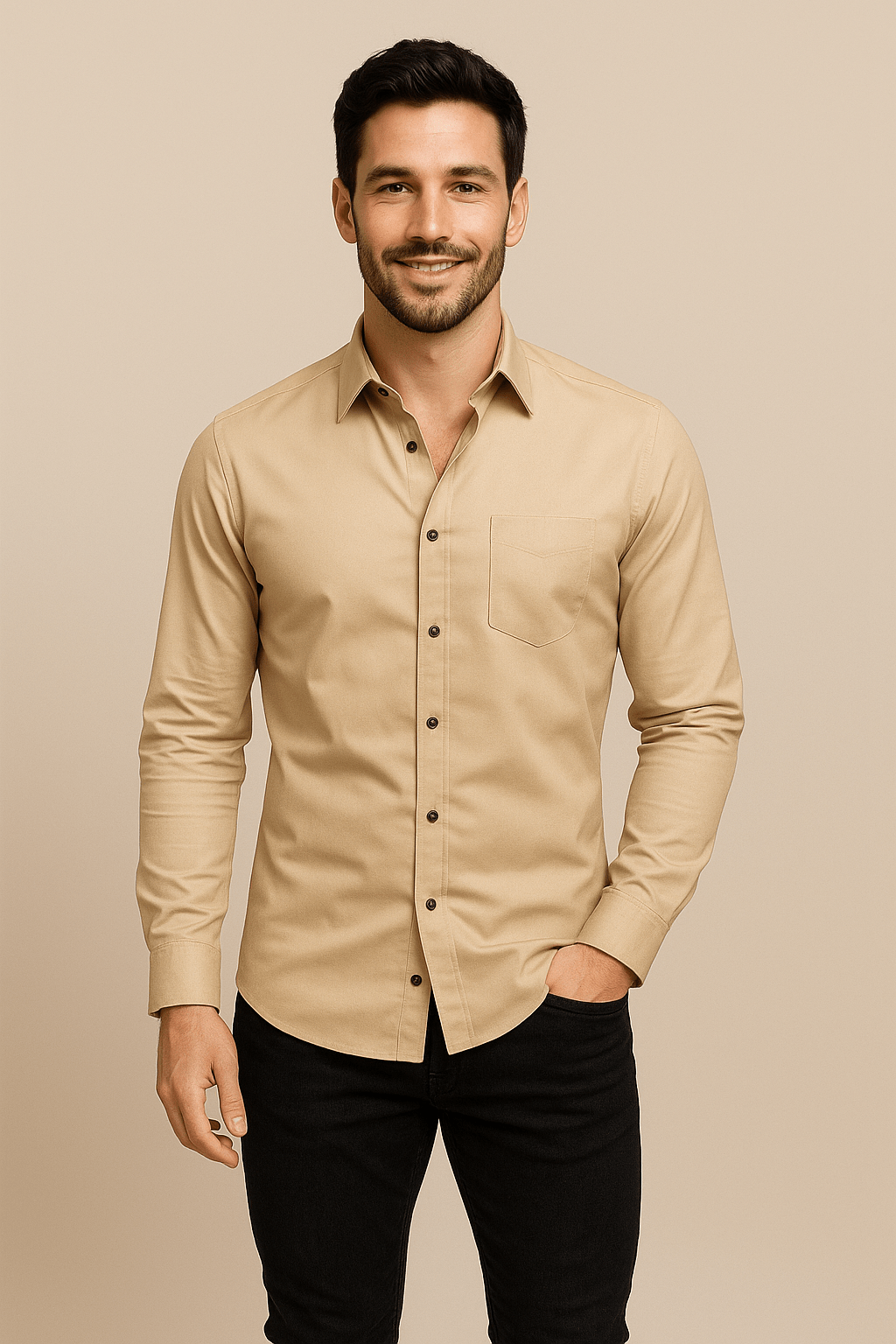 Signature Breathable Stretch Long-Sleeve Shirt