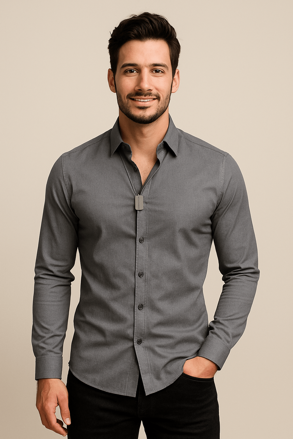 Signature Breathable Stretch Long-Sleeve Shirt