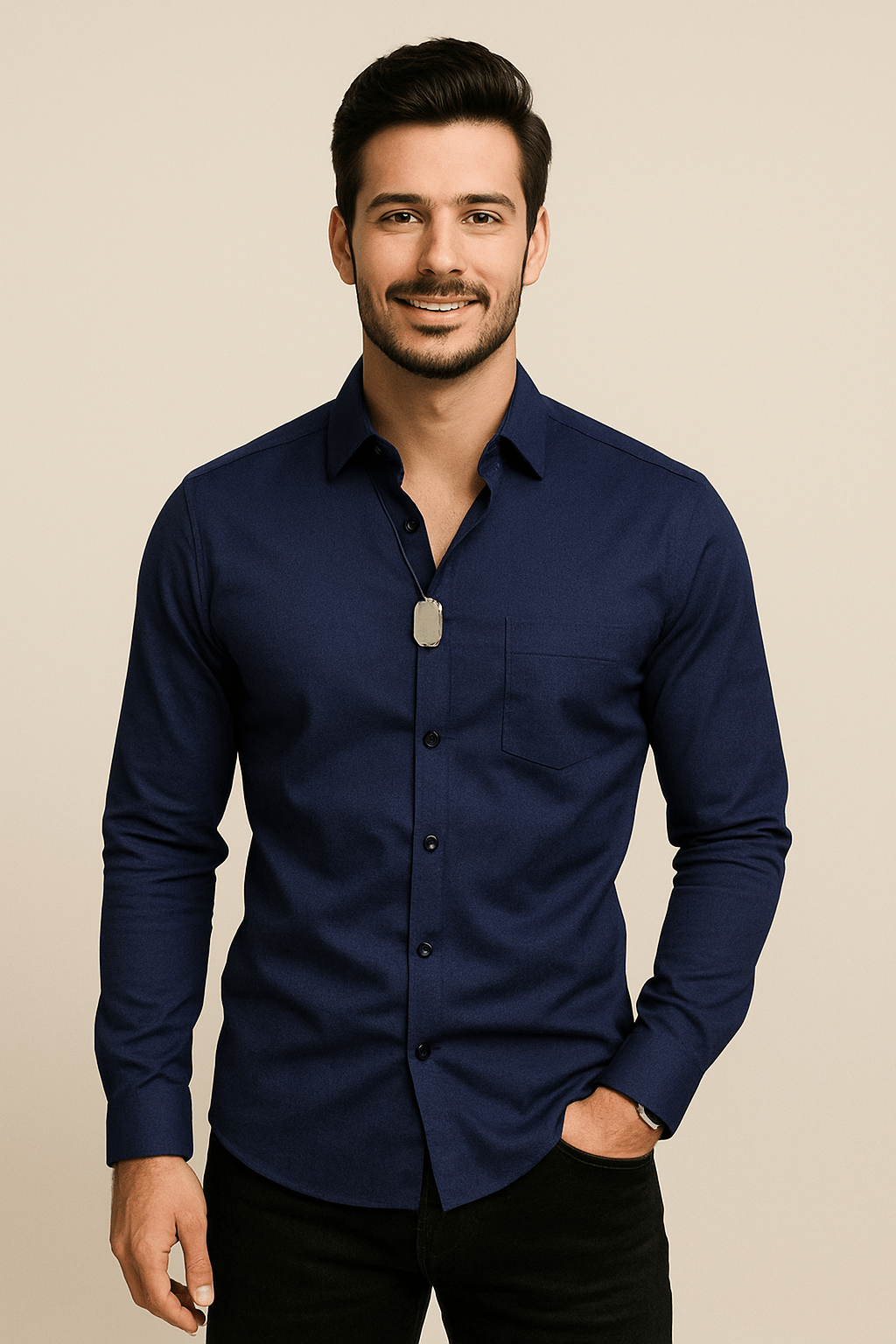 Signature Breathable Stretch Long-Sleeve Shirt