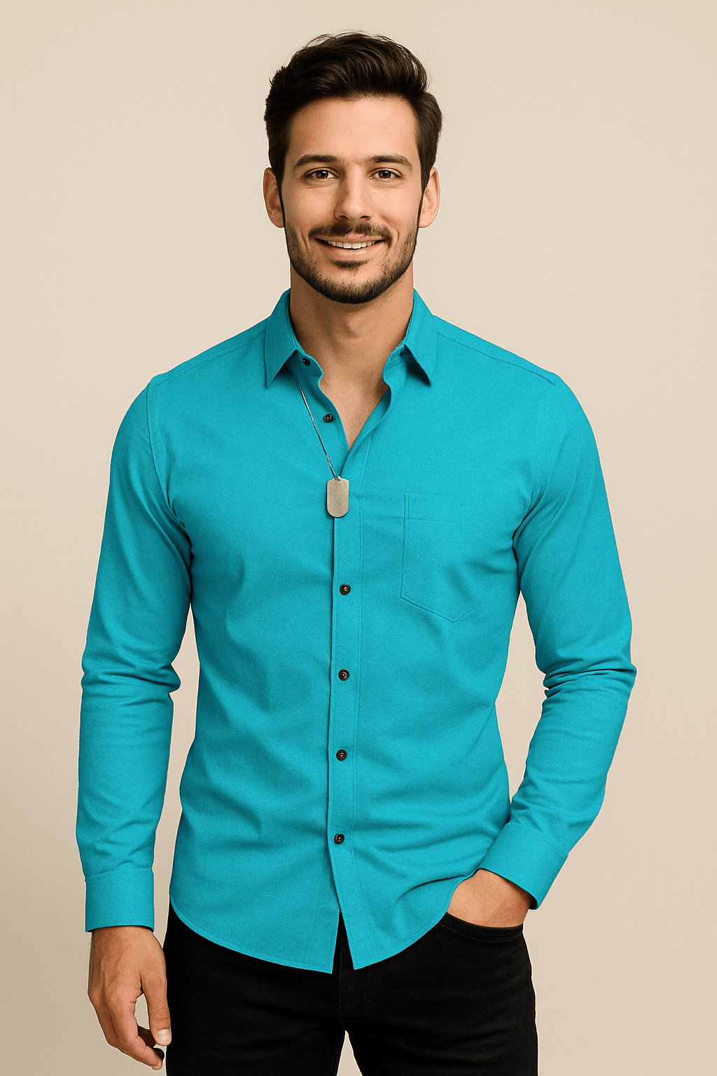 Signature Breathable Stretch Long-Sleeve Shirt