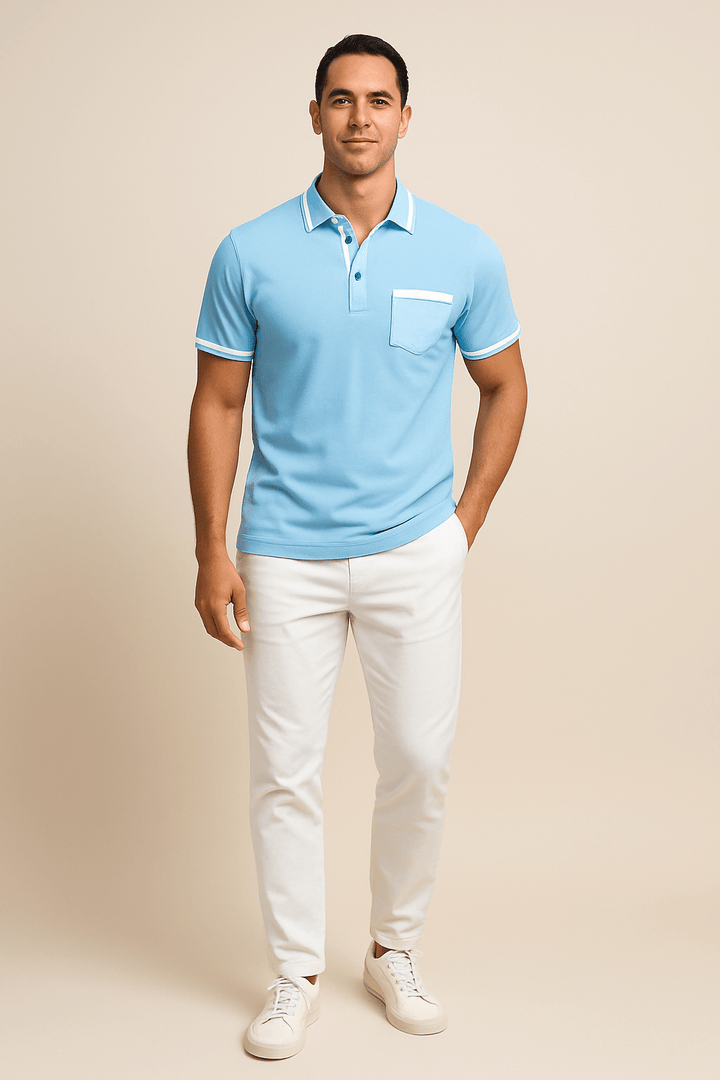 Ashford Contrast Trim Polo