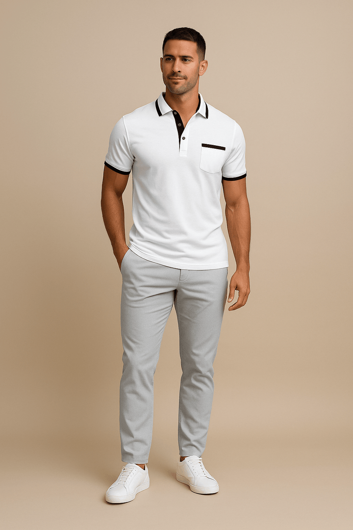 Ashford Contrast Trim Polo
