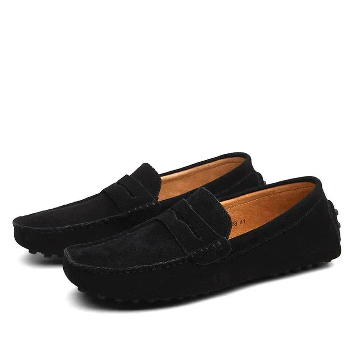 Struan – Men's Slip-On Leather Loafers with Modern Fit