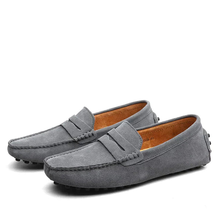 Struan – Men's Slip-On Leather Loafers with Modern Fit