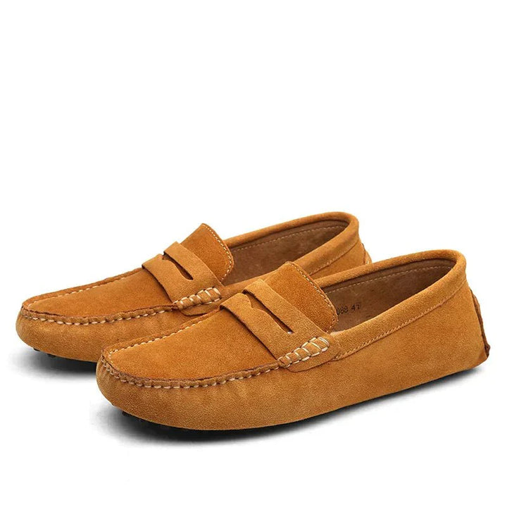 Struan – Men's Slip-On Leather Loafers with Modern Fit