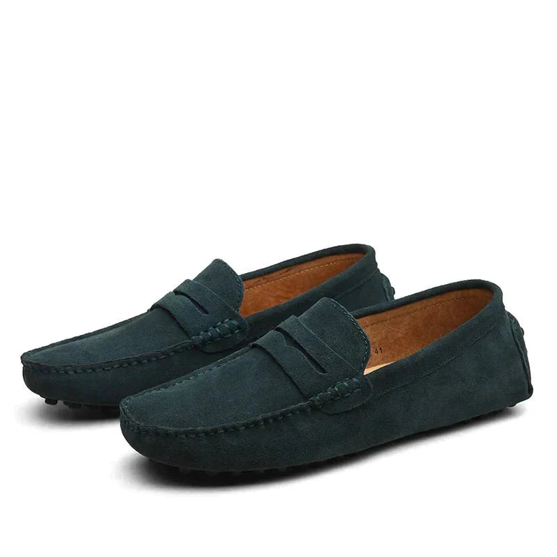 Struan – Men's Slip-On Leather Loafers with Modern Fit