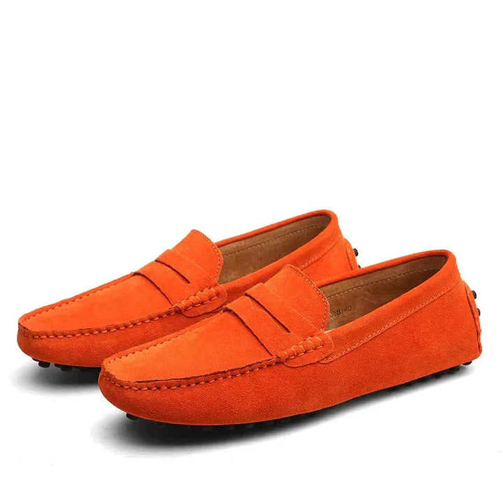 Struan – Men's Slip-On Leather Loafers with Modern Fit