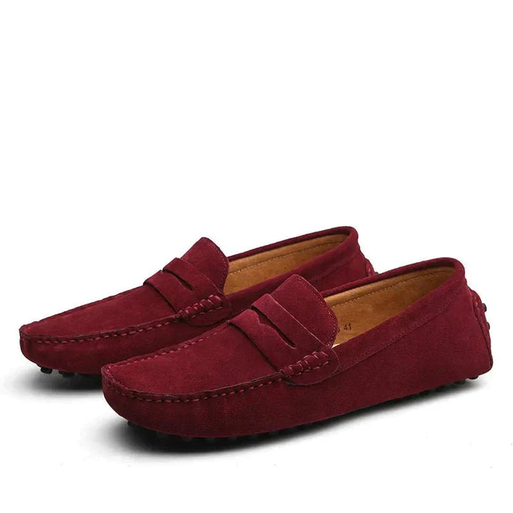 Struan – Men's Slip-On Leather Loafers with Modern Fit