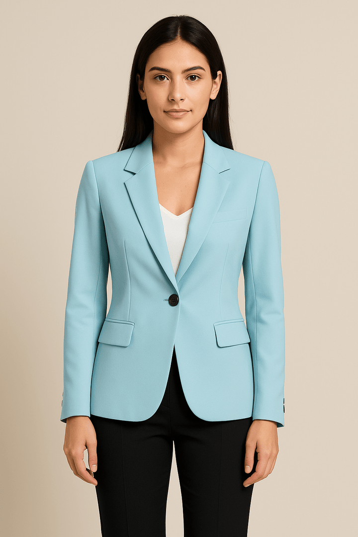 The Prestige Tailored Blazer – Single-Breasted – Elegant Officewear – For Women