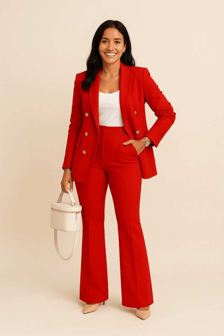 Vanessa Power Suit – Striking Two-Piece Blazer Set