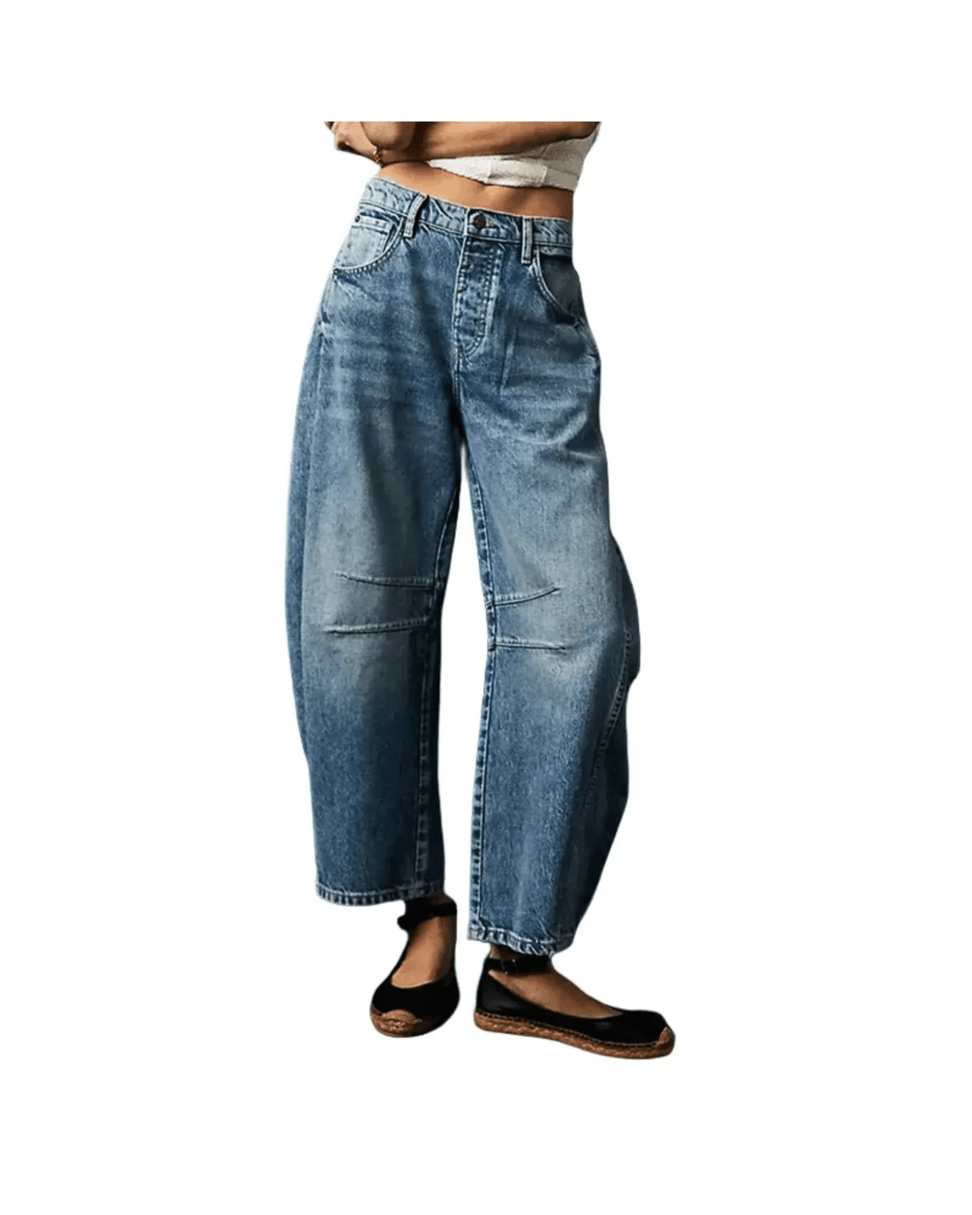 Womens Wideleg Jeans