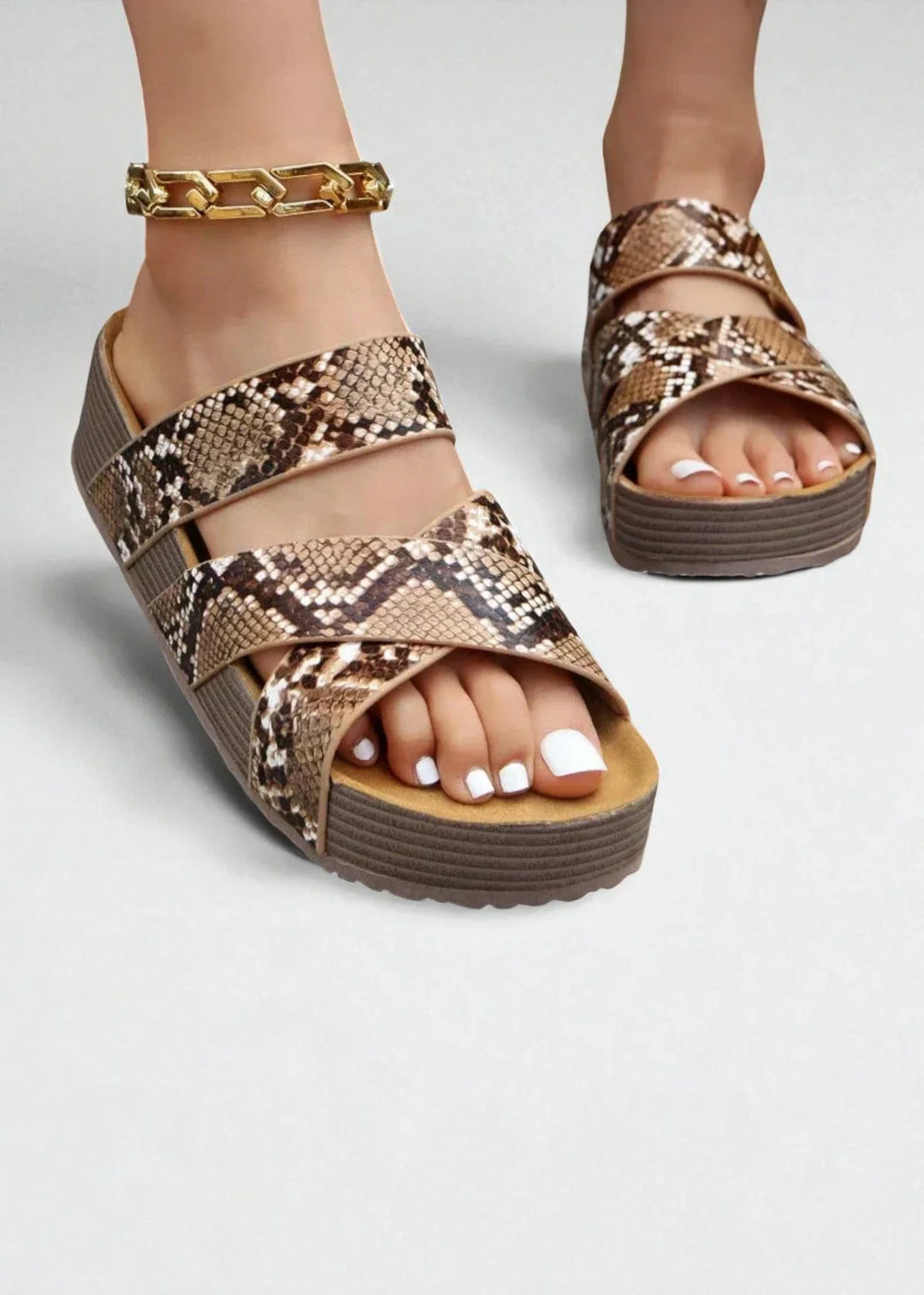 Rosetta - Leather Orthopaedic Sandals